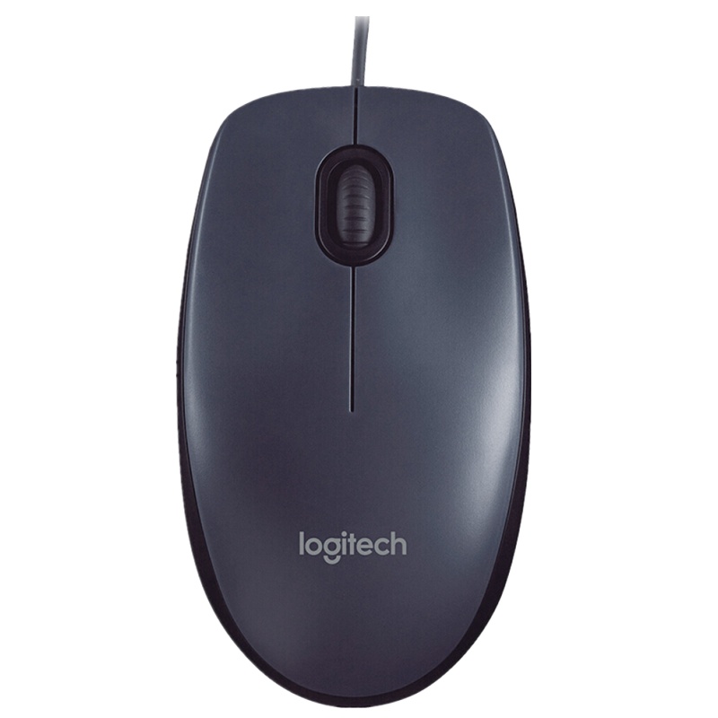 罗技(Logitech) M90有线USB鼠标 办公笔记本台式机家用U口鼠标 黑色