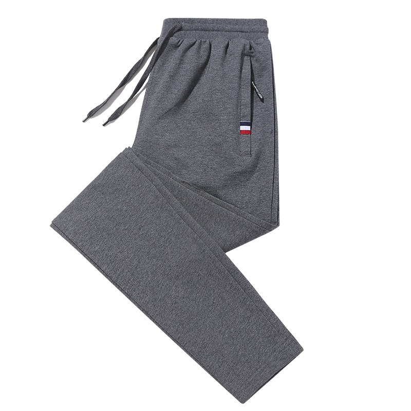 吉普战车男装2021年秋季新款商务磨毛弹力修身小脚休闲裤男士中青年运动裤男士休闲裤上班男裤潮牌时尚韩版长裤