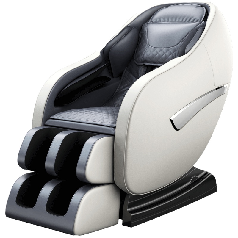 AUX/奥克斯豪华智能按摩椅N3家用全身全自动太空豪华舱小型多功能电动沙发深V零重力颈椎肩腰揉捏按摩器 灰色