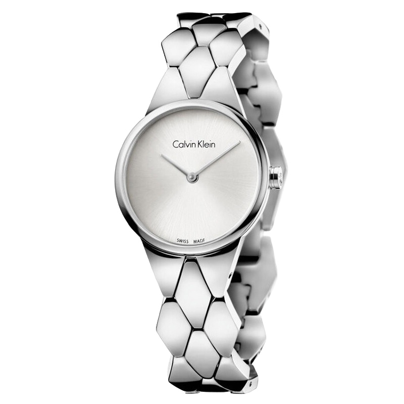CK卡文克莱（CalvinKlein)手表Snake系列时尚休闲商务石英女士手表K6E23146