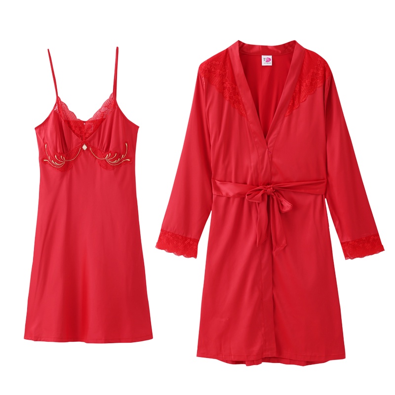 都市丽人仿真丝优雅两件套485151