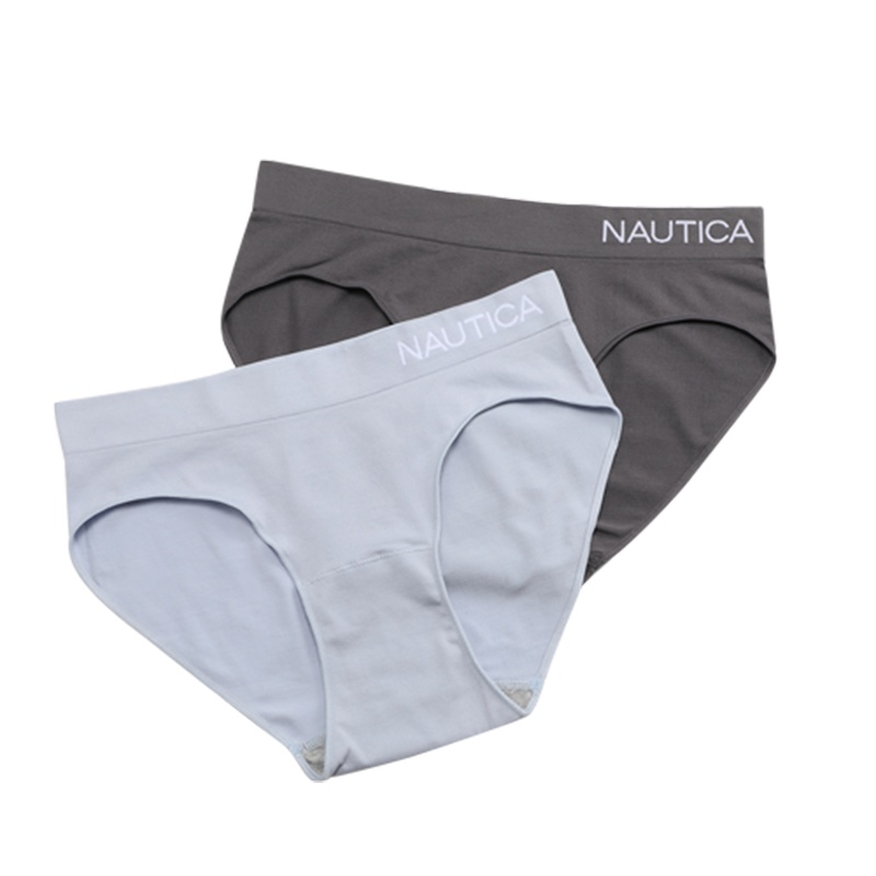 NAUTICA UNDERWEAR诺帝卡内裤女士新品纯棉三角裤二条装