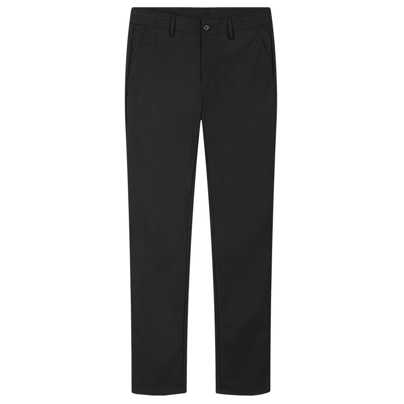 与狼共舞休闲裤男2019春季新款商务裤子男士潮流紧身长裤窄脚男