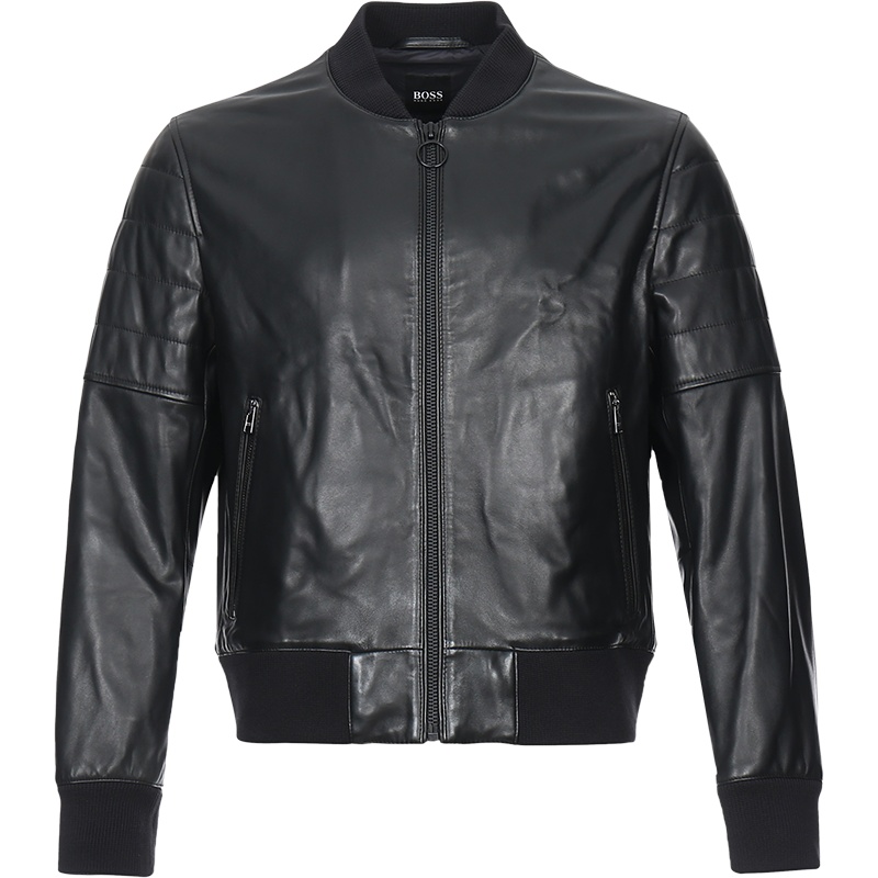 HUGO BOSS 雨果博斯 男士 羊皮夹克外套 50431043