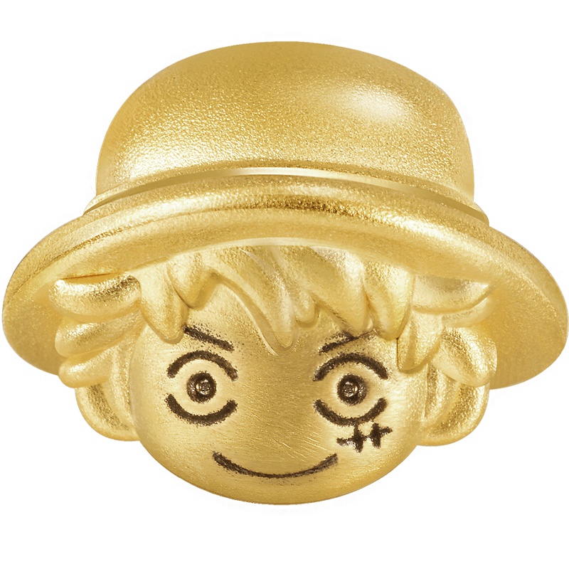 周生生(CHOW SANG SANG)航海王金手链海贼王路飞足金串珠定价