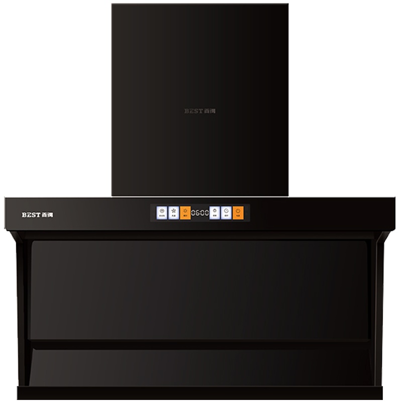 百得线下同款顶侧双吸大吸力免拆洗控油烟机大风量高风压智能感应一级能效自动清洗 21m³瞬时大吸力挥手智控自清洗油烟机