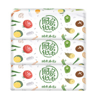 植护 厨房用纸 2层50抽12包 吸水吸油一次性纸巾