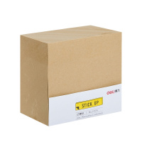 得力便利贴便签纸白色牛皮纸便条纸办公大号便条纸便签本可撕小本子随身留言纸记事N次贴可爱小清新 混合装2本800张