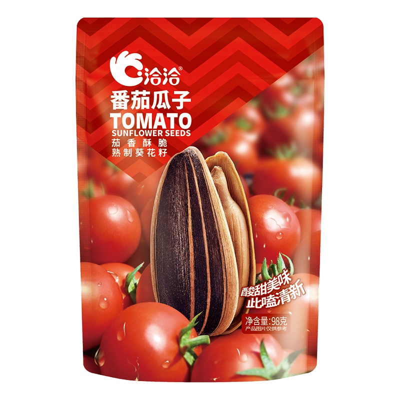 洽洽 番茄味瓜子 坚果零食小吃葵花籽煮瓜子98g