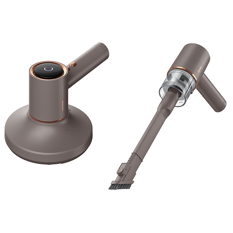 大宇(DAEWOO)除螨仪无线家用床上车载小型紫外线杀菌机去除螨虫神器吸尘器 V1琥珀棕