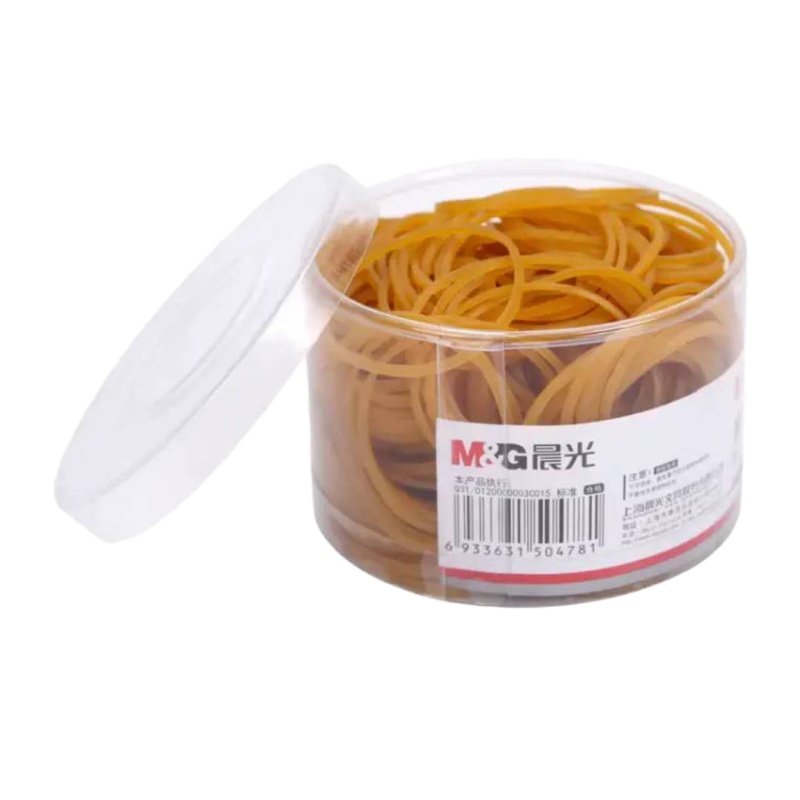 晨光(M&G) 弹力橡皮筋橡皮圈橡胶圈牛皮筋 100g/盒 2盒装 ASC99334 Q2