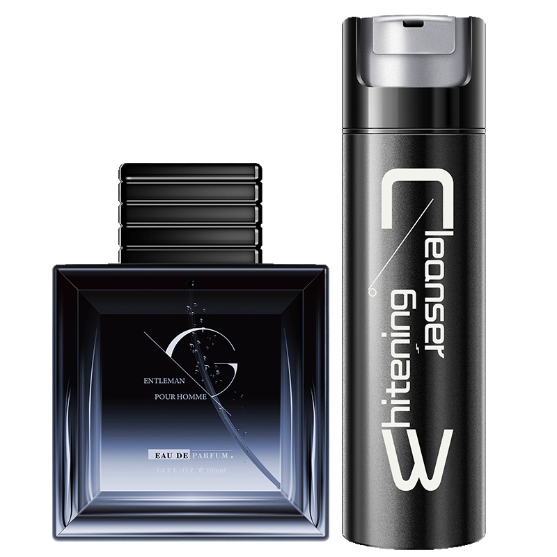 和风雨男士洗面奶男美白套装学生控油洁面乳男生去角质洗脸泡沫去黑头 洗面奶[买1送5]+优雅蓝香水