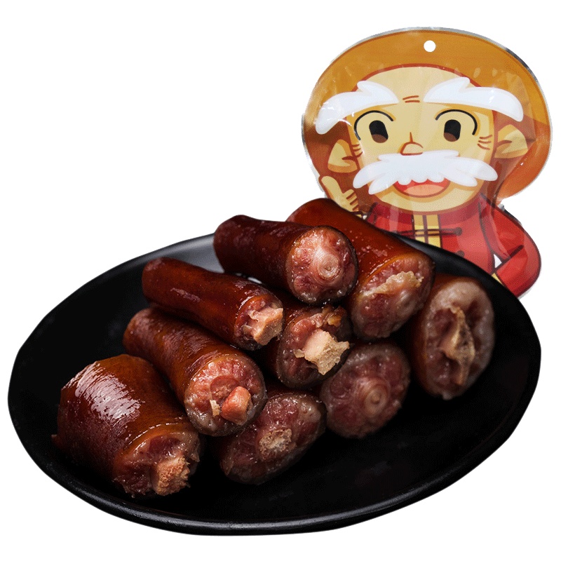 杨大爷腊猪尾巴500克/袋成都特产腊肉农家自制下酒菜私房菜