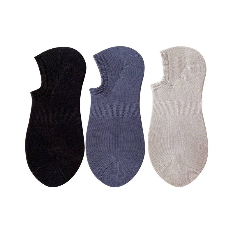 苏宁极物 男女隐形浅口纯棉船袜抗起球全棉短袜学生低帮运动袜纯色夏季袜子