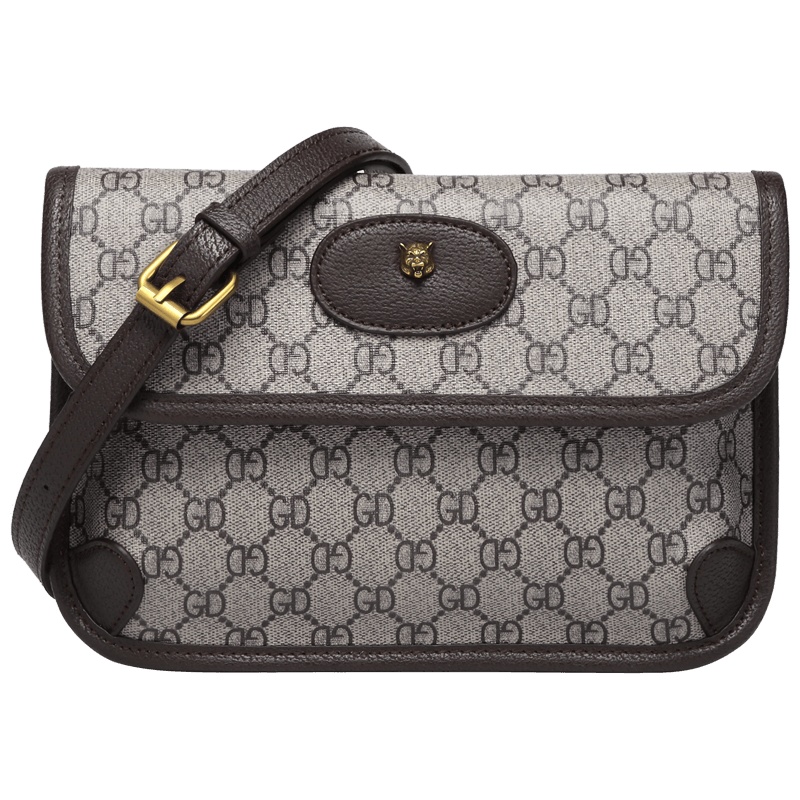 第九城（V.NINE） 包包女包经典印花单肩包女时尚大气斜挎女包欧美潮流女士包包