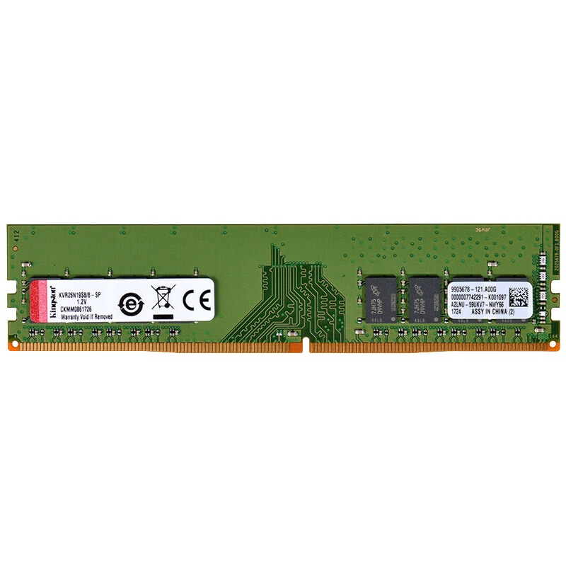 金士顿(Kingston)KVR26N19S8/8-SP内存条 8G DDR4 2666