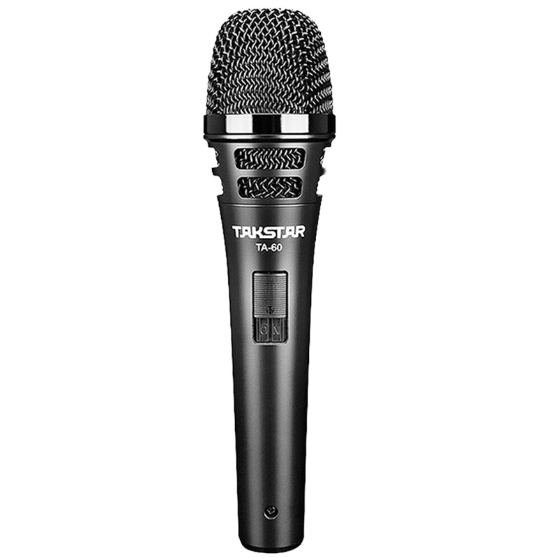 Takstar/得胜TA-60有线话筒动圈麦克风家用KTV唱歌舞台演出户外