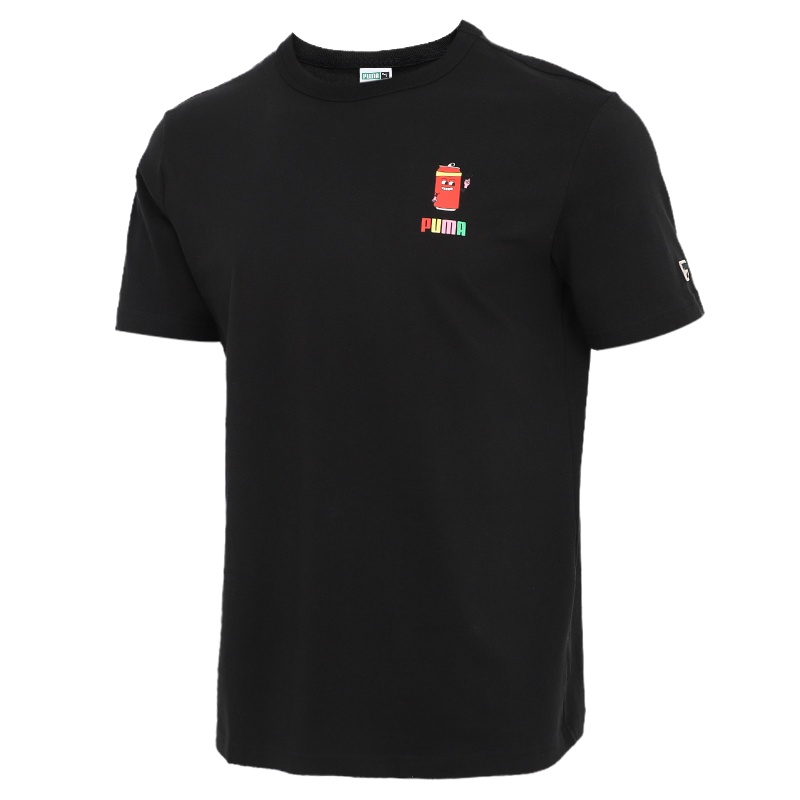 PUMA彪马短袖男2021夏季新款背面印花运动T恤圆领透气半袖531335