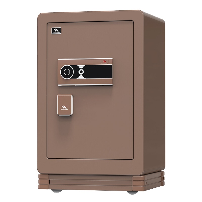 虎王保险箱 啸虎XZ家用防盗指纹保险箱办公室全钢入衣柜密码保管箱 XZ-高63-琥珀金