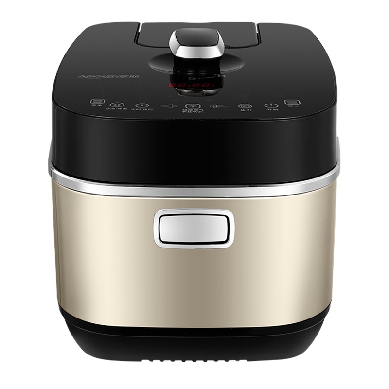 亚摩斯(AMOS)电压力锅家用5L高压锅全自动煮饭锅手机预约AS-YDG502H