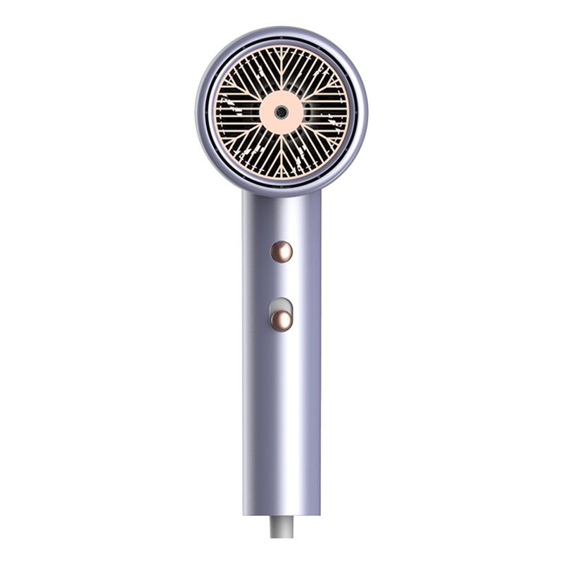 直白电吹风家用网红三层水润风大功率 理发店水离子不伤发静音智能冷热风快速定型护发吹风机宿舍用电吹风筒男女紫色 小米生态链