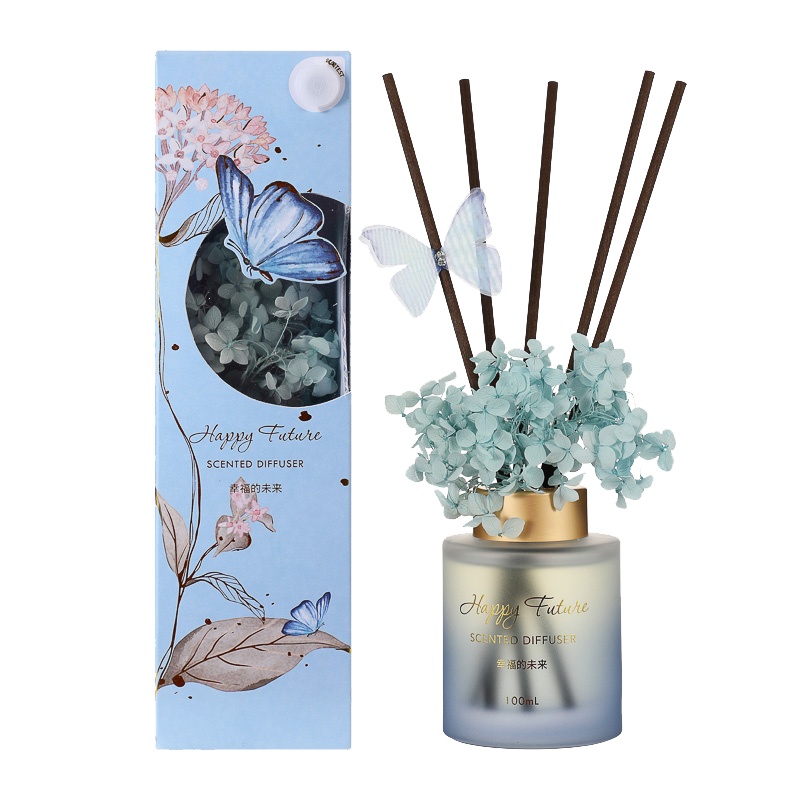 名创优品(miniso) 蝶恋花系列无火香薰室内卫生间花果香清新自然芬芳[幸福的未来(甜美)]