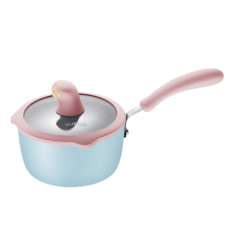 苏泊尔 小馋猫辅食锅 煮粥简单多功能家用儿童锅 [NT16F1-B][DS] [精灵蓝]