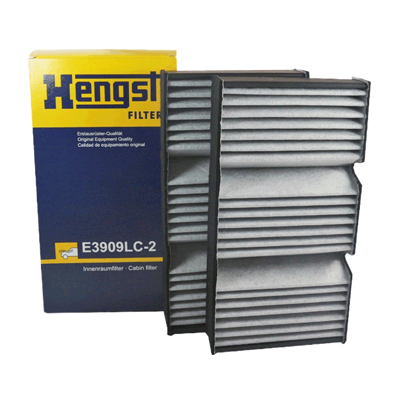 汉格斯特(hengst)活性炭空调滤E3909LC-2适配奔驰GL500/GLS400/GLE450/ML320