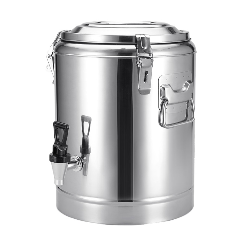 伟纳斯保温桶商用大容量茶水桶饭桶开水桶不锈钢汤桶双层奶茶桶凉茶桶热水桶饮料桶食堂粥桶豆浆桶20L