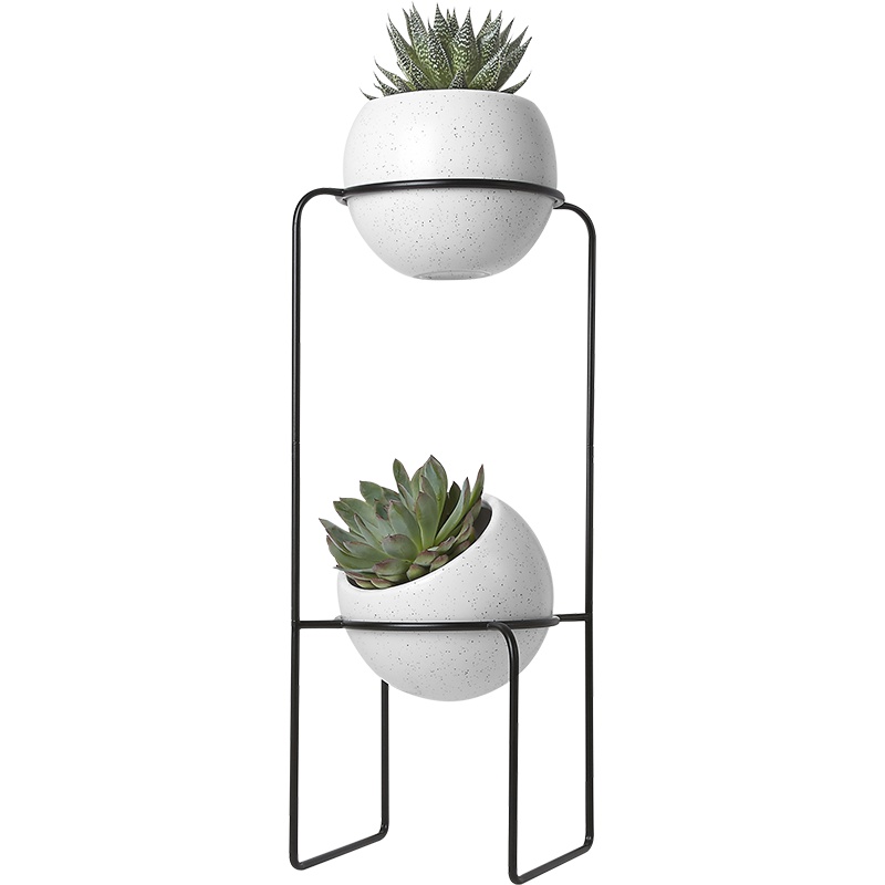 Umbra NESTA内斯塔落地花架 白色/斑点