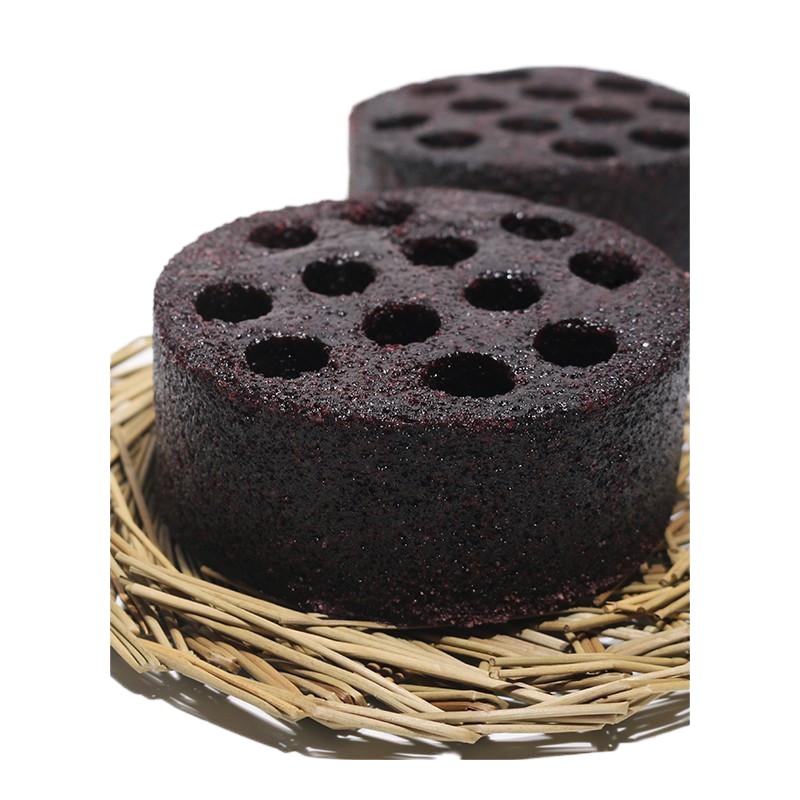 博多客 网红蜂窝煤蛋糕煤球蒸蛋糕传统黑米糕早餐糯米糕 粗粮零食 黑米味2个