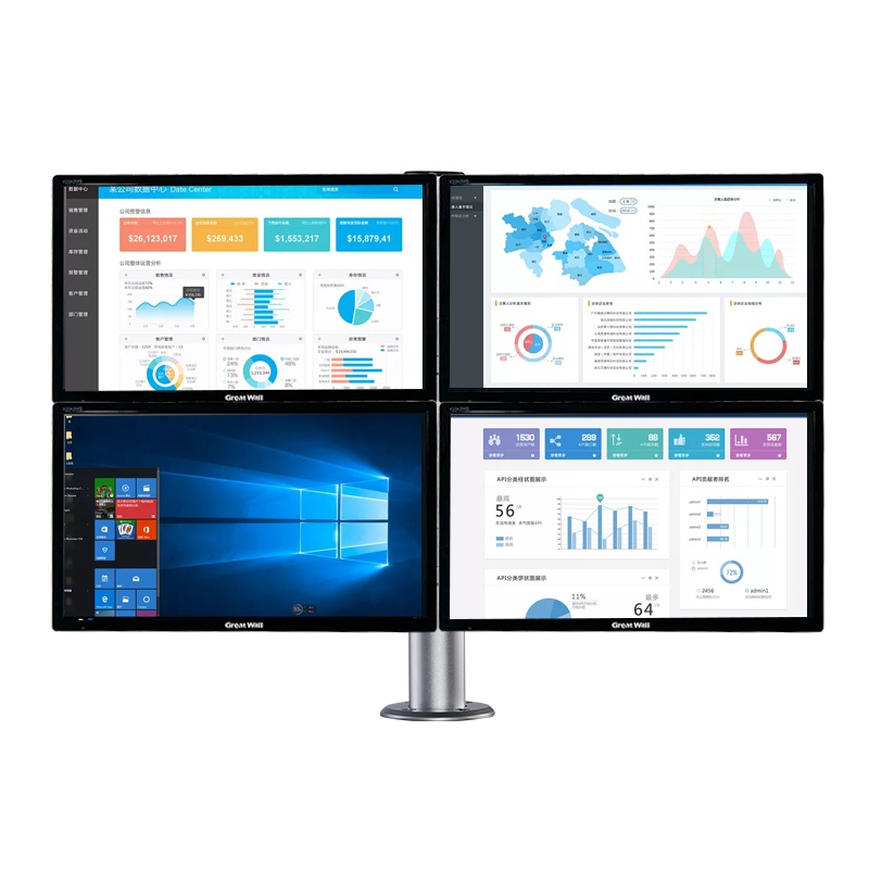 慧想(Thinkwise) 显示器支架 可旋转升降桌面台式支架 L400