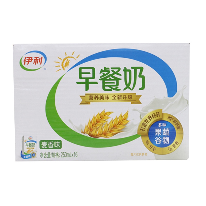 伊利早餐奶 麦香味 250ml*16盒