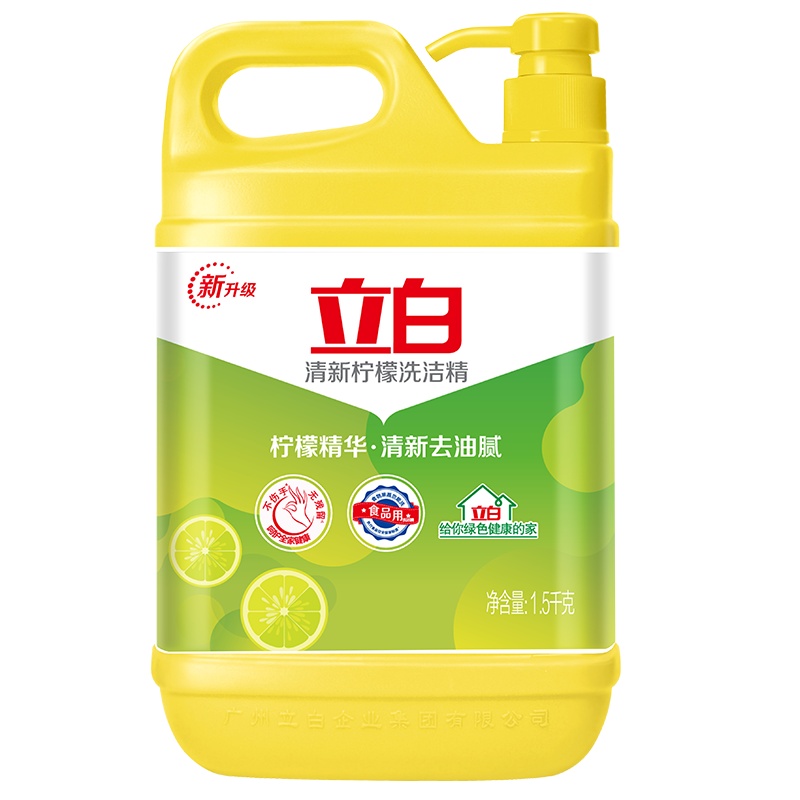 立白清新柠檬洗洁精1500g