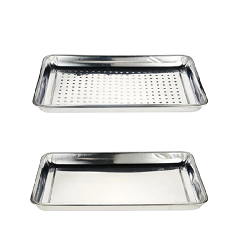 睿美(Ruimei) 商用蒸饭机盘子 蒸饭柜盘子 蒸饭车盘子 蒸饭箱盘子 有孔蒸包子 无孔蒸米饭(单拍不发货)