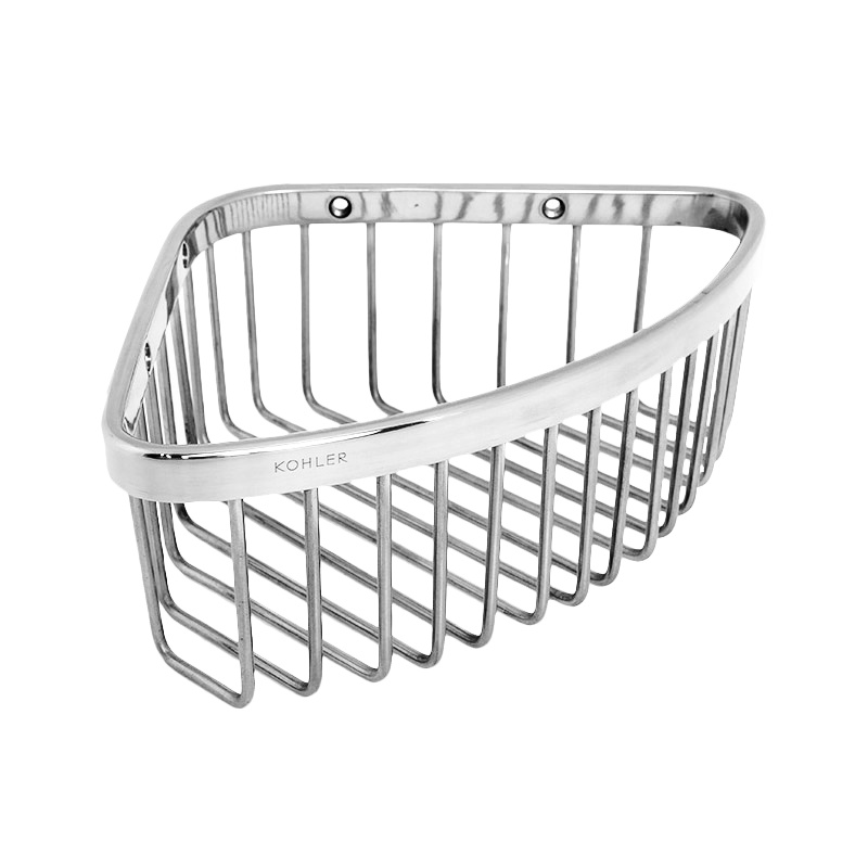 科勒浴室置物架三角篮收纳壁挂架洗手间墙角网篮厕所转角架1897T