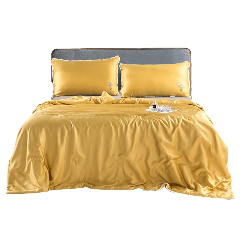 OKIOKI洋甘菊蚕蛹蛋白夏被空调被双人家用被芯