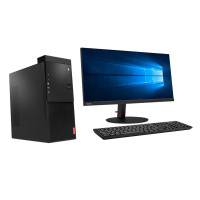 联想(Lenovo) 启天M415 台式主机 19.5英寸显示器(i5-7500 4G 1TB 1G win10 黑)商用台式整机