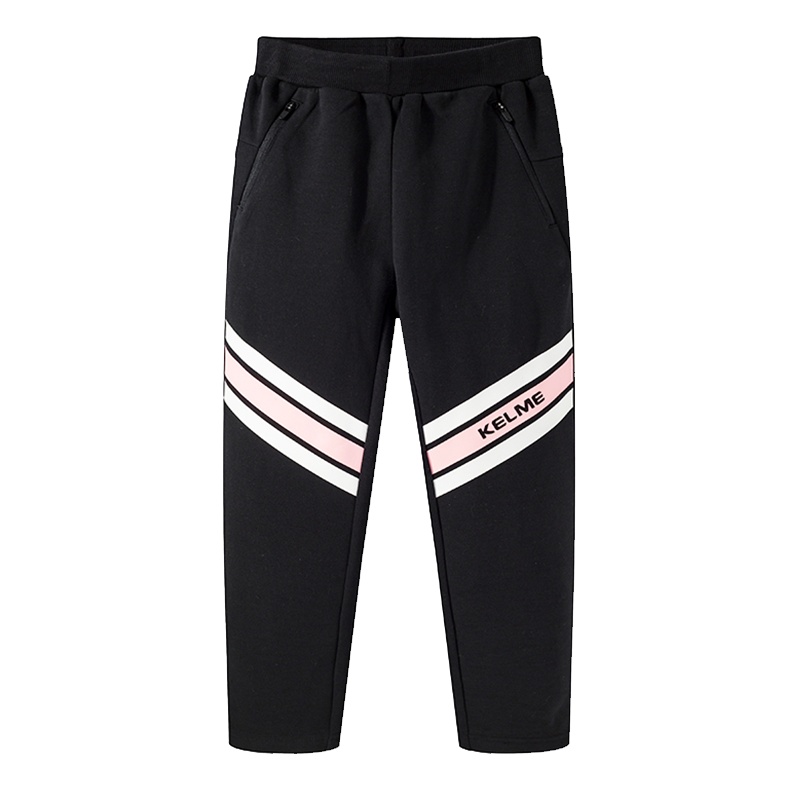 kelme（kids）儿童舒适休闲裤长裤春季女童裤子 宝宝针织童裤