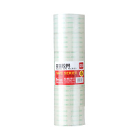 得力(deli) 30323 高品质高透明封箱胶带打包胶带 60mm*60y*50um 6卷筒