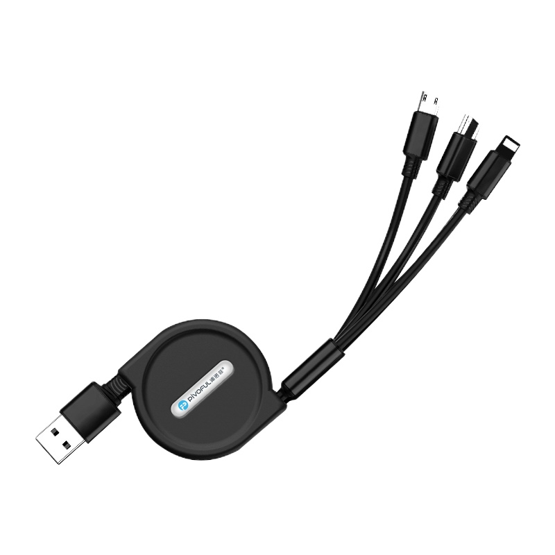 浦诺菲 一分三伸缩数据线PUC-31