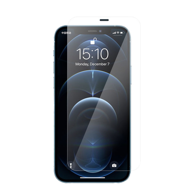 Yesfeel苹果12钢化膜听筒防尘网iPhone13 Pro高清12防摔12Promax玻璃防窥全屏覆盖Mini钻石贴