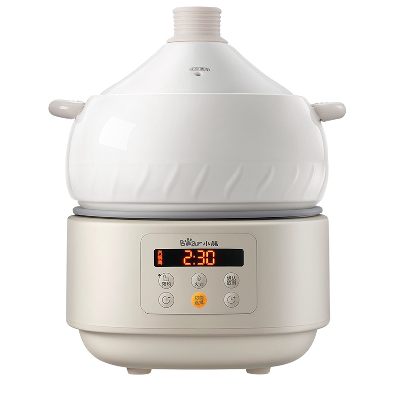 小熊 (bear) 电汽锅 DQG-A30C1 3L 白瓷汽锅