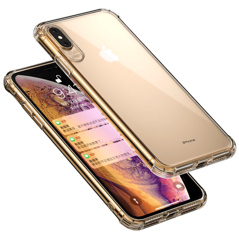 古尚古苹果12手机壳iPhone11pro透明x硅胶xr6/6s/7/8/plus全包防摔xsmax超薄promax镜头