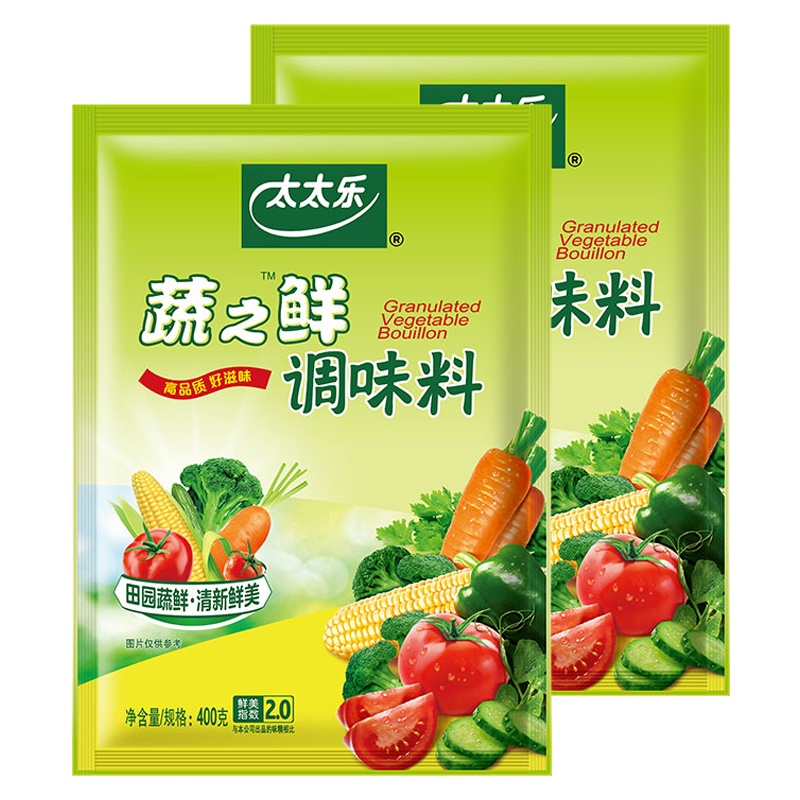太太乐蔬之鲜400g*2袋素食炒菜蔬鲜调味料厨房调料