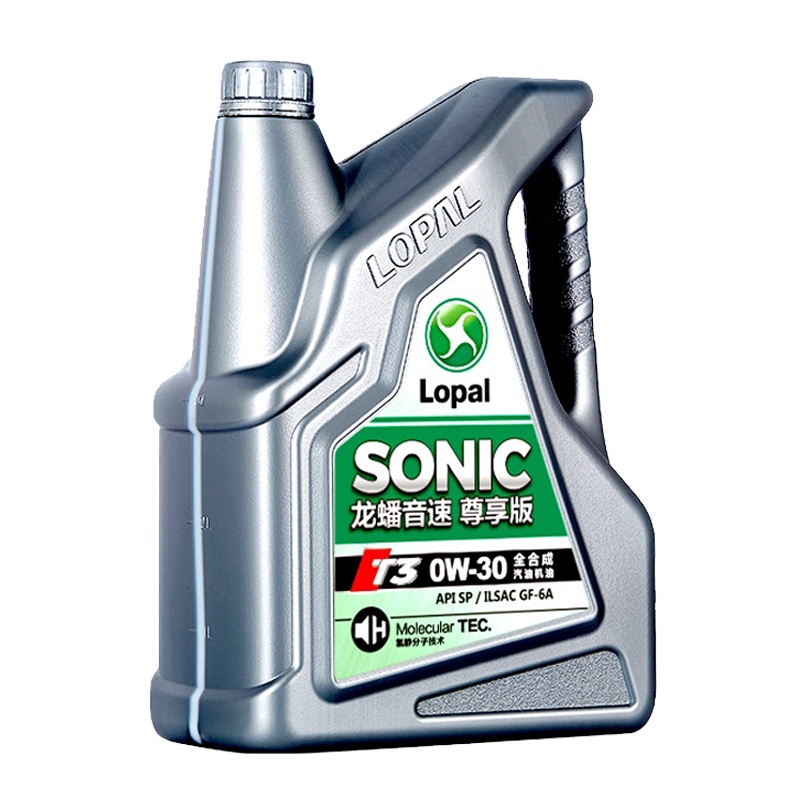 [新品]龙蟠音速T3 0W-30全合成机油SP/GF-6A汽车发动机润滑油4L国六新品四季通用