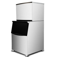 德玛仕(DEMASHI) [送净水器] 制冰机商用 冰块机 家用小型全自动大型方冰机 BSF-350制冰机