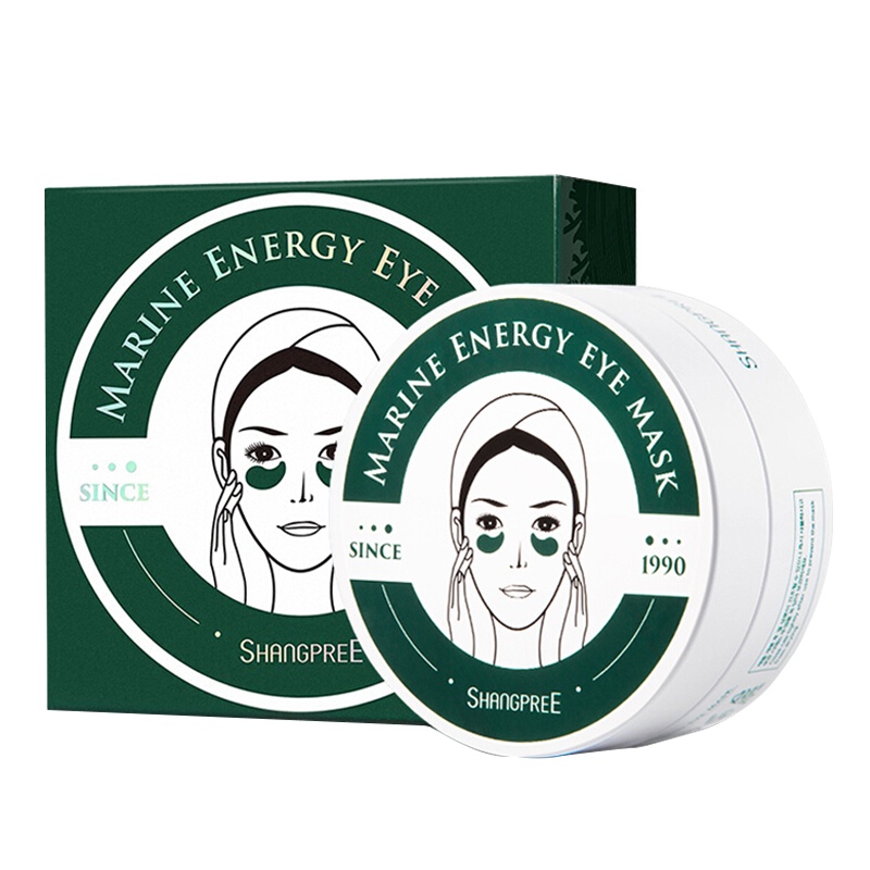 韩国SHANGPREE香蒲丽眼膜贴 绿公主眼膜贴 细纹黑眼圈泪沟补水保湿60片