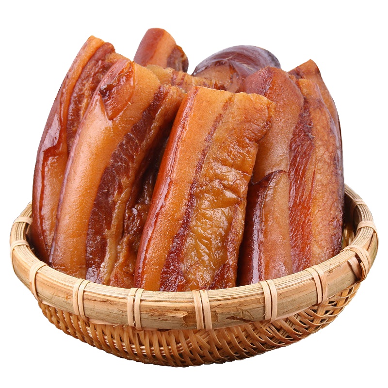 正宗农家烟熏土猪老腊肉五花腊肉 [试吃装]烟熏腊肉1斤