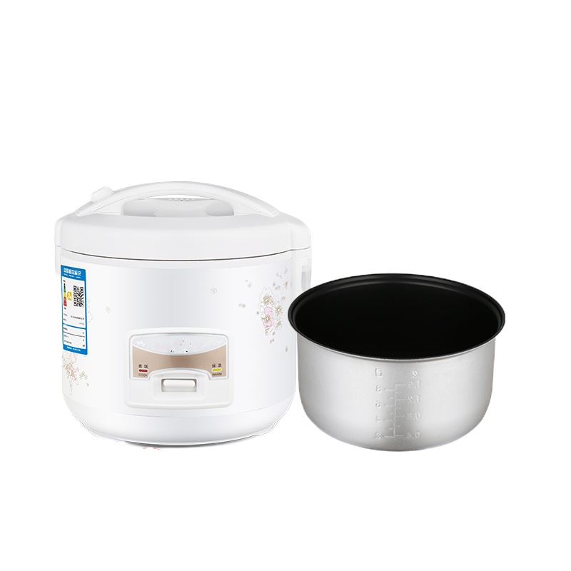 时光旧巷家用电饭煲3-4人小型普通电饭锅1-2人5L升学生智能老式蒸米饭 标配白色2.0L(1-2人用)